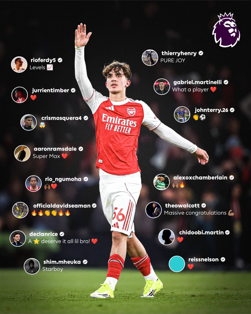 Recognition for a remarkable performance from Max Dowman ⭐️

<a href="/Arsenal/">Arsenal</a> 🔴