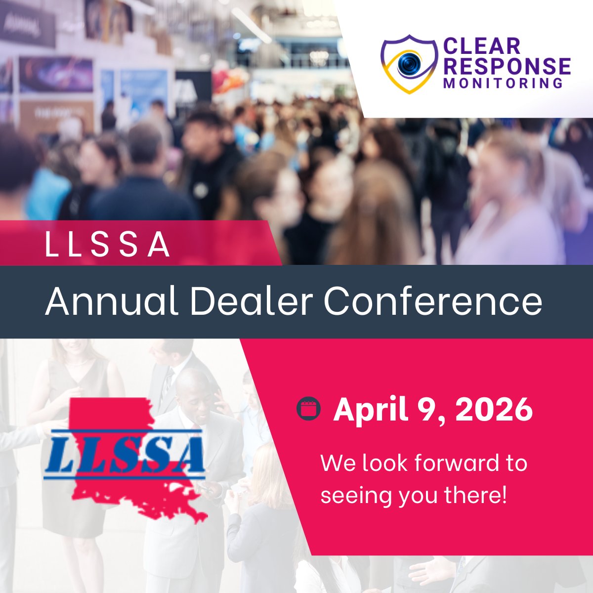 clear95512's tweet photo. We are attending the LLSSA Annual Dealer Conference on April 9!

We can’t wait to see everyone there — be sure to stop by our booth and say hello! 👋🏼

#LLSSAAnnualDealerConference #Tradeshow https://t.co/BVnyhI3QCj