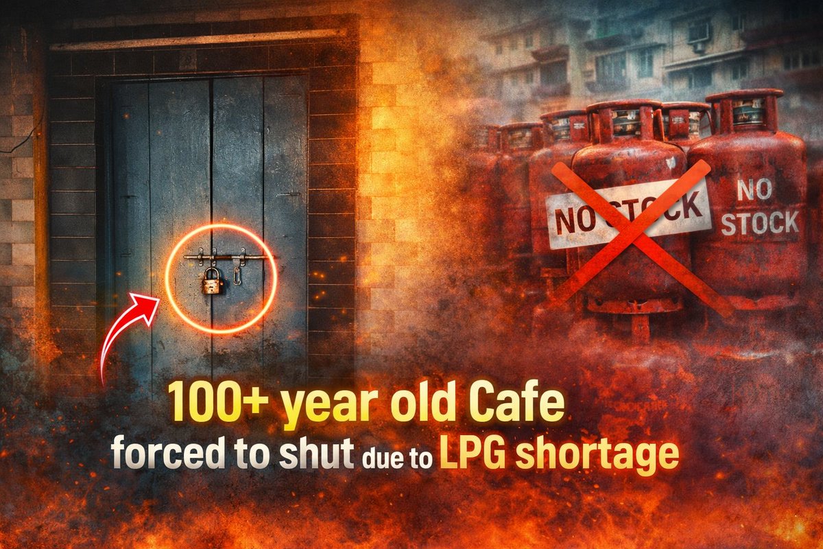 InGoa24x7's tweet image. 100+ year old Cafe forced to shut due to LPG shortage
WATCH: youtu.be/PebyPMYoqlQ

#goa #Goanews #Cafe #CLosed #LPGShortage