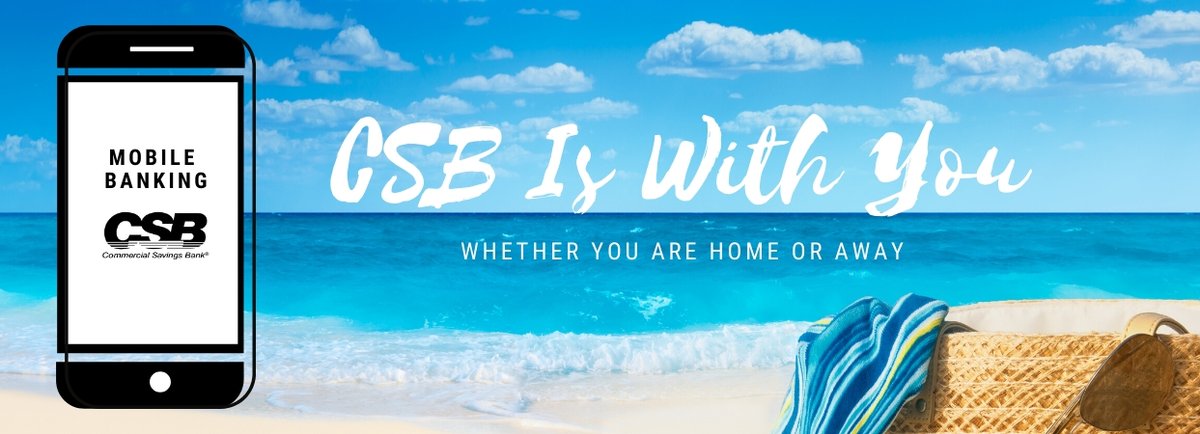 CSB_Carroll's tweet photo. Happy Spring Break to our area schools! 🌷📚 Remember, with CSB Mobile Banking, your bank is only a click away. Stay connected and manage your finances effortlessly while enjoying your break! 💻💰 #SpringBreak #CommunityBank #StayConnected https://t.co/JPgrhxC7xl