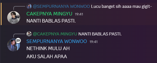 Kenapa ya, padahal aku cuma mau gigit....