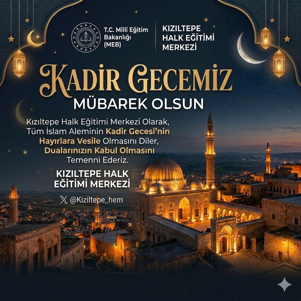 Kızıltepe Halk Eğitimi Merkezi tweet media