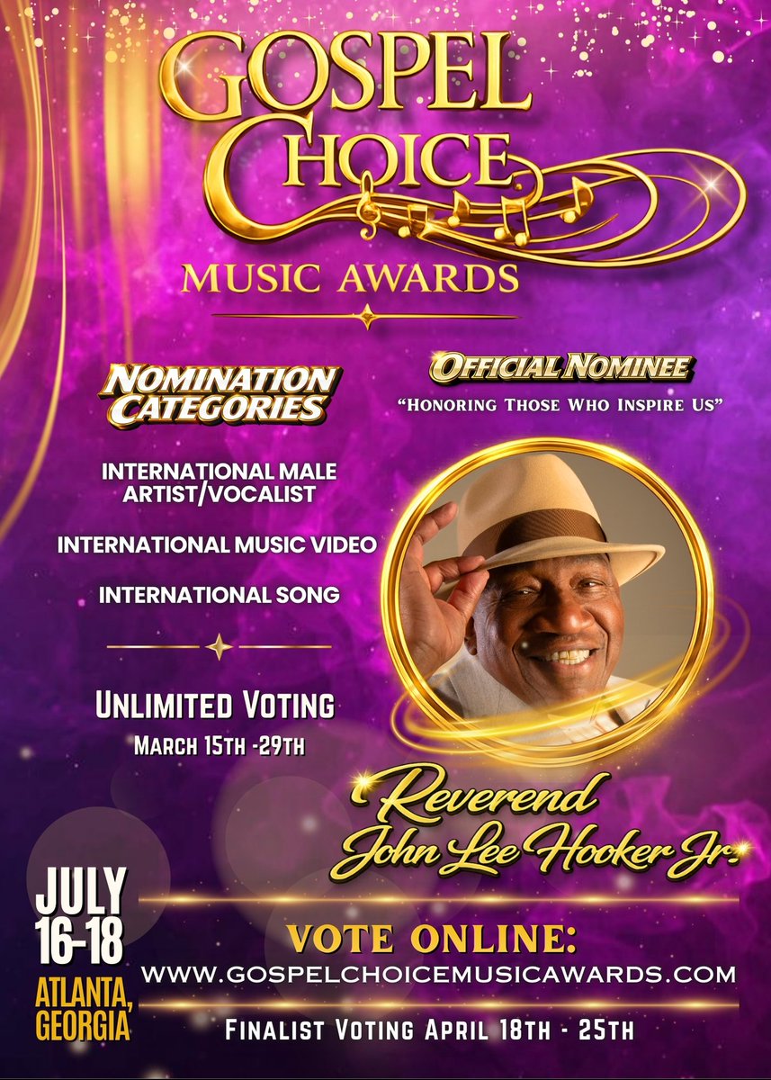 reverend_hooker's tweet photo. Hello everyone,
We would be deeply grateful if you would consider voting for us in all three categories for our song “Heaven Rules.”
Thank you—first to God for His Grace, and to each of you for your support and please share this post.
Category 35. International Music Video of the Year – GCMA 2026
https://t.co/8eEx89DPCv
https://t.co/05ARfEdcw5
Category 34. International Male Artist/Vocalist of the Year – GCMA 2026
https://t.co/VAihHSpvfW
https://t.co/05ARfEdcw5
Category 36. International Song of the Year – GCMA 2026
https://t.co/OxGSEsdXYd
https://t.co/05ARfEdcw5
Music/Video:
https://t.co/mDEOkMd523
