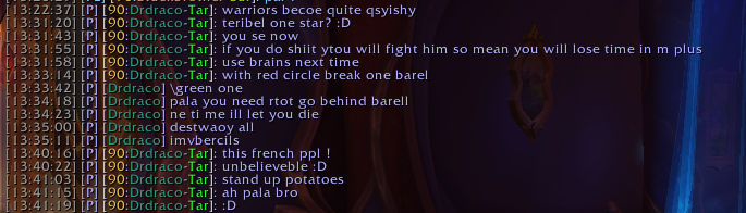 clef_aux_fees's tweet photo. @BlizzardCSEU_FR je doute que vous verrez mon tweet mais sachez que j'ai requête cette personne et qu'il n'y a pas moyen de fournir de screenshoot aux MJ.
Insultes sur le /gr en /mp, racisme, menace de scam, ruine le donjon. Ce genre de type dans un MMO ça dégage. Faites un truc. https://t.co/4fxisAl0gk