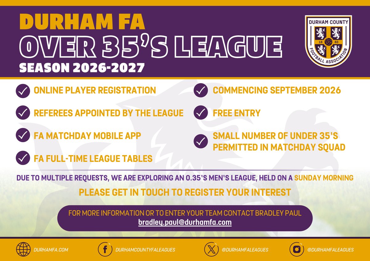 𝘿𝙪𝙧𝙝𝙖𝙢 𝙁𝘼 𝙇𝙚𝙖𝙜𝙪𝙚𝙨 ⚽️ tweet media