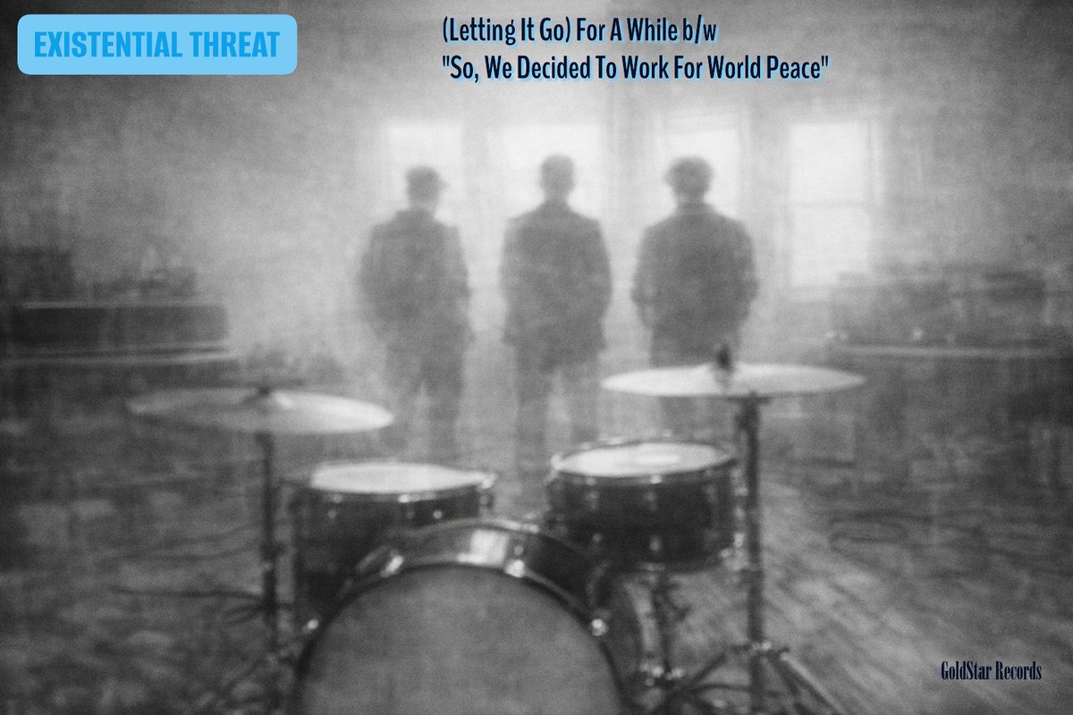 KidConfusion's tweet photo. Existential Threat has a new single!
"So, We Decided To Work For World Peace" b/w
(Letting It Go) For A While

Hear it for free now!

https://t.co/ejwqdpm6bY

https://t.co/uErUwoEMPy

#indierock #garagerock
#powerpop #janglepop
#newmusic #beatles
#rem #folkpunk 
#undergroundmusic https://t.co/uRdW1Y5z92