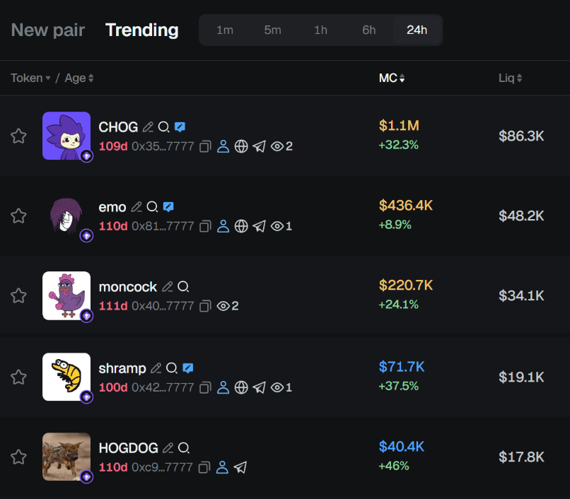 Nad.fun (mainnet arc) tweet media