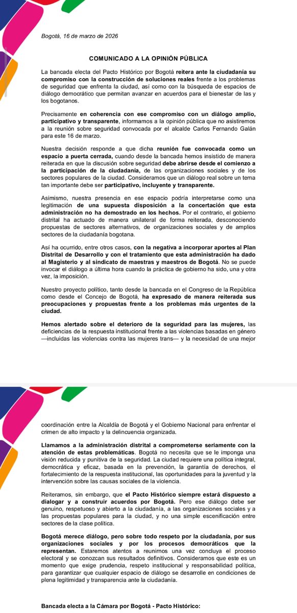 ÚltimaHoraCaracol tweet media