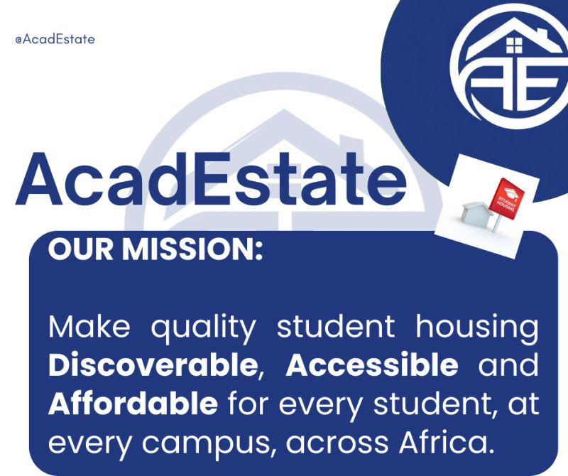 AcadEstate's tweet photo. Make quality student housing discoverable, affordable, and accessible. https://t.co/lottIEcQdf