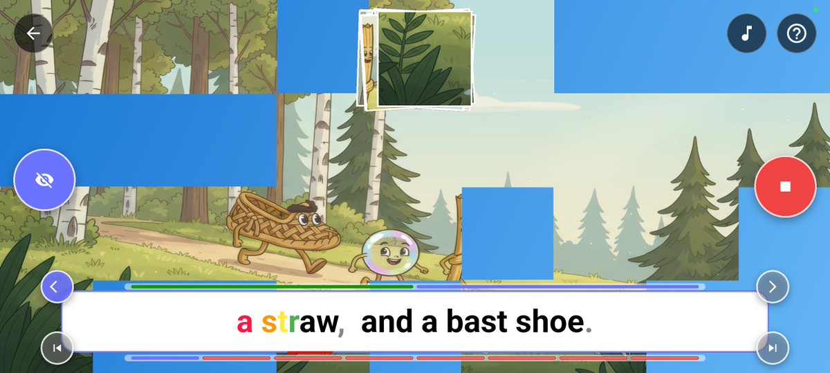 BukaBoomStudio's tweet photo. Hey parents! I'm the indie dev behind BukaBoom.  

I just added a hilarious Russian folk tale "The Bubble, the Straw and the Bast Shoe" to the app.  

Three silly friends - a puffed-up Bubble, fragile Straw, and clumsy Bast Shoe - try to cross a river but fail spectacularly because of their own foolishness. It's a fun lesson on common sense!  

Your kid reads it aloud → 100% offline AI recognizes speech → puzzles assemble. No servers, voice stays on the phone.  

Perfect for ages 0-9 in 8 languages.  

Would you try it? Drop a 😂 below! 👇  

Download on Google Play: https://t.co/fNpJRco9rt  

#BukaBoom #KidsApp #EdTech #RussianFolkTales #ReadingAloud #OfflineAI #Parenting #ScreenFree #Literacy #AppsForKids