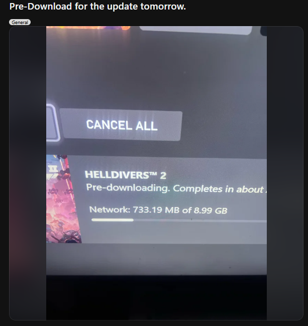 Helldivers NOW tweet media