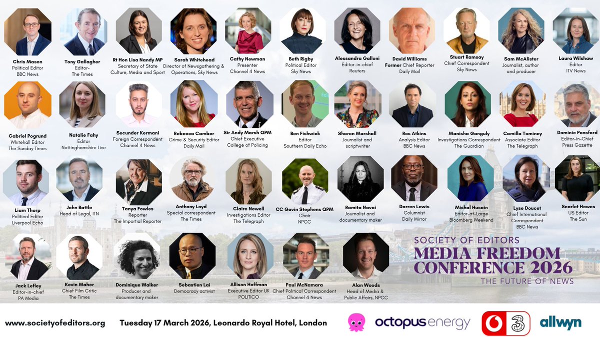 EditorsUK's tweet photo. The @EditorsUK Future of News conference will take place tomorrow (Tuesday 17 March) in London. For the full line-up, programme as well as photos and news stories from the event follows #futureofnews and visit https://t.co/zzWcjMw2Ft https://t.co/iTGyVYuced