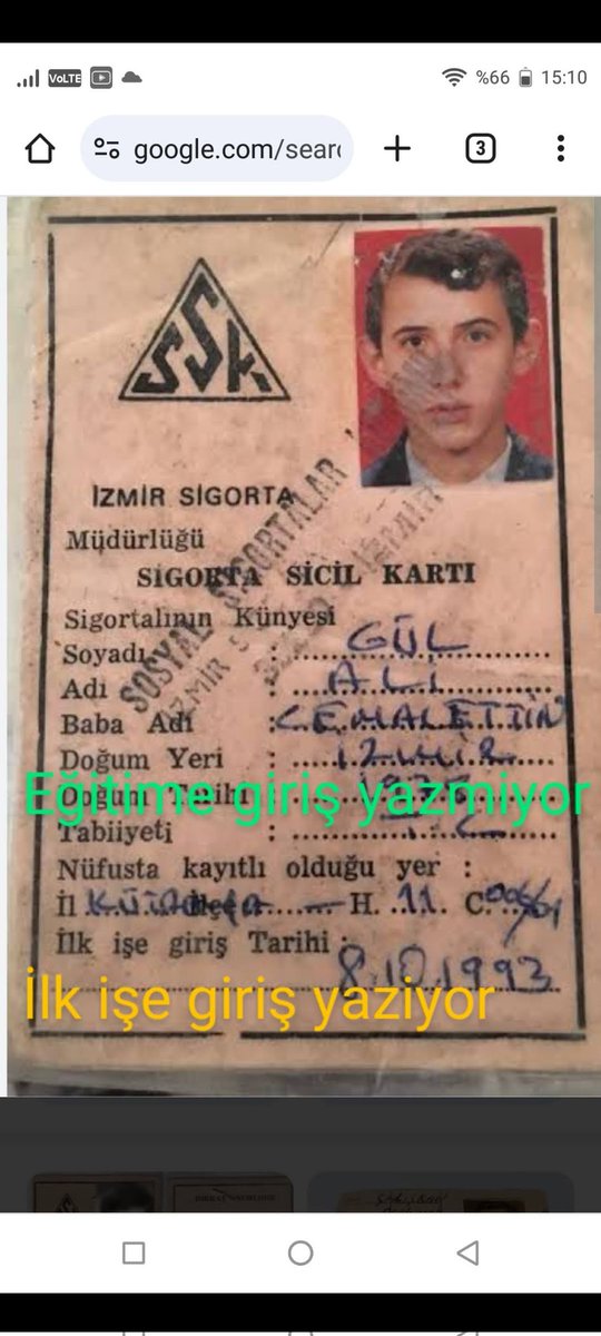 vatan_768's tweet photo. @bernalacin35_5 Oda biseymi 14 yaşından beri sigortaliyim hemde devlet yaptı bu sigortayı.Haftanın 4 günü yapmadığım iş yoktu.ogun arkadaşlarından erken emekli olacaksın dedi.Bugün 9000 primim var.o gün ogrenciymisim eyt çıkınca ogrendik
SGK SIZ SGK KARTI
#YarımSigortaStajyerÇırağınKaderiOlmasın https://t.co/9FVcc24B5k
