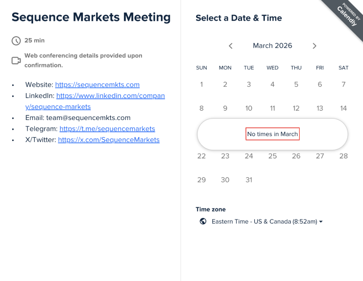sequencemarkets's tweet photo. Apparently opening demos was a mistake

We recently went public with Sequence Markets and March is already fully booked for demos

But we’re still rolling out early access to people on the waitlist 👀

Join here: https://t.co/0kmS49gYCJ

#crypto #DigitalAssets #trading https://t.co/hS3xsT4Knq