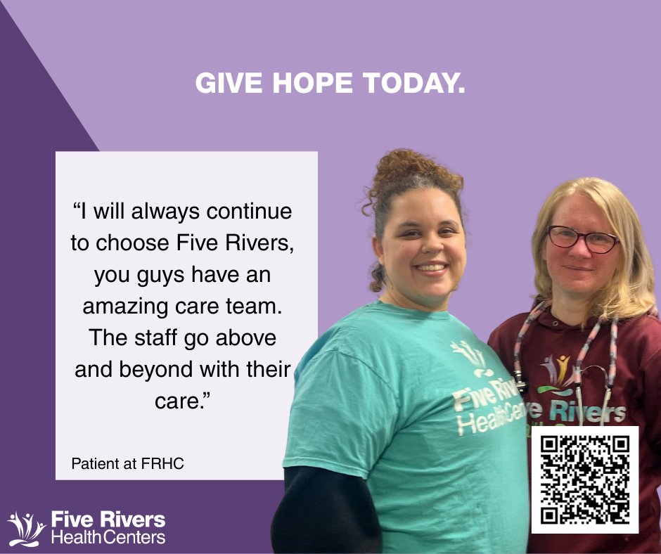 Five Rivers Health Centers tweet media