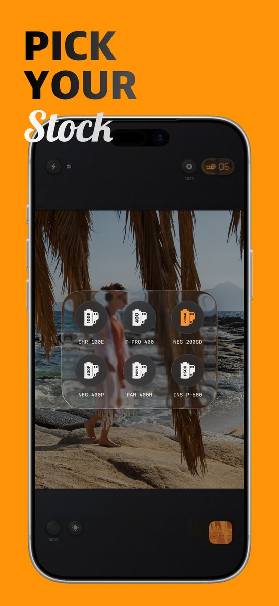 markozamurovic's tweet photo. Kiosk 27 is an iPhone camera app designed to capture the experience of a premium compact film camera. Download at: https://t.co/LtGch9LQo1 https://t.co/e8x1AU6VcY