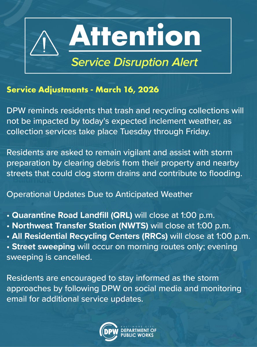 BaltimoreDPW tweet media