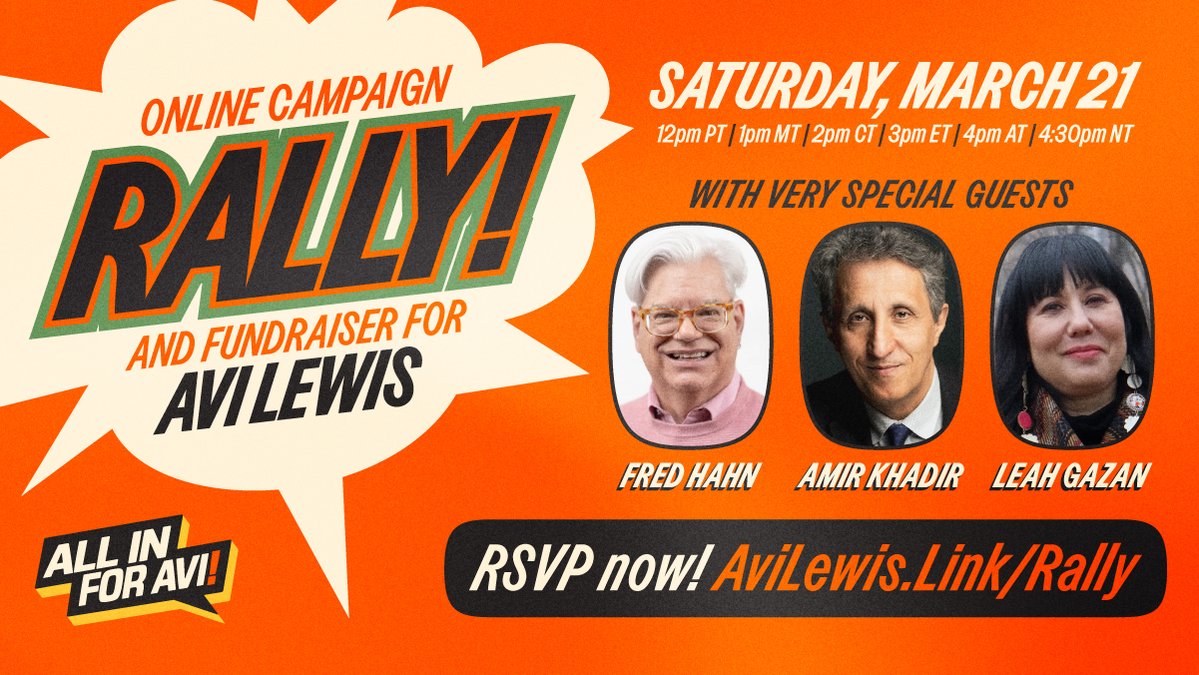 Avi Lewis tweet media