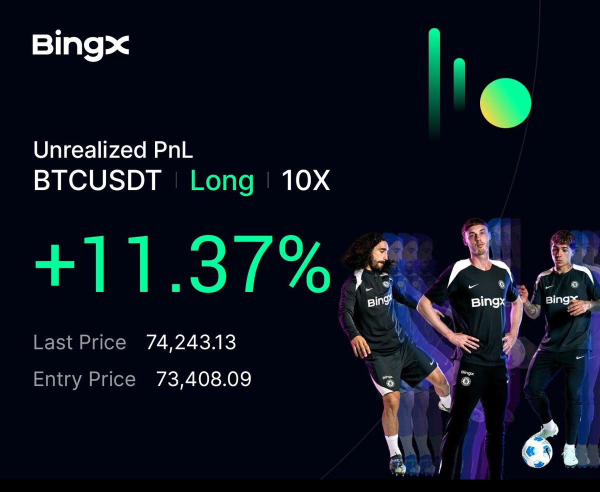 CryptoPartTimeX's tweet photo. Tôi dự đoán Bitcoin có thể lên mốc 78.000 USD trong thời gian tới. Vì vậy tôi vào một lệnh long nhẹ với đòn bẩy x10, quản lý vốn chặt chẽ để giữ mức rủi ro thấp. Ăn bòn sống lâu nha các bạn.

#Bitcoin #BTC #CryptoTrading #LongBTC #TradingPlan https://t.co/8wsJ32cmNq