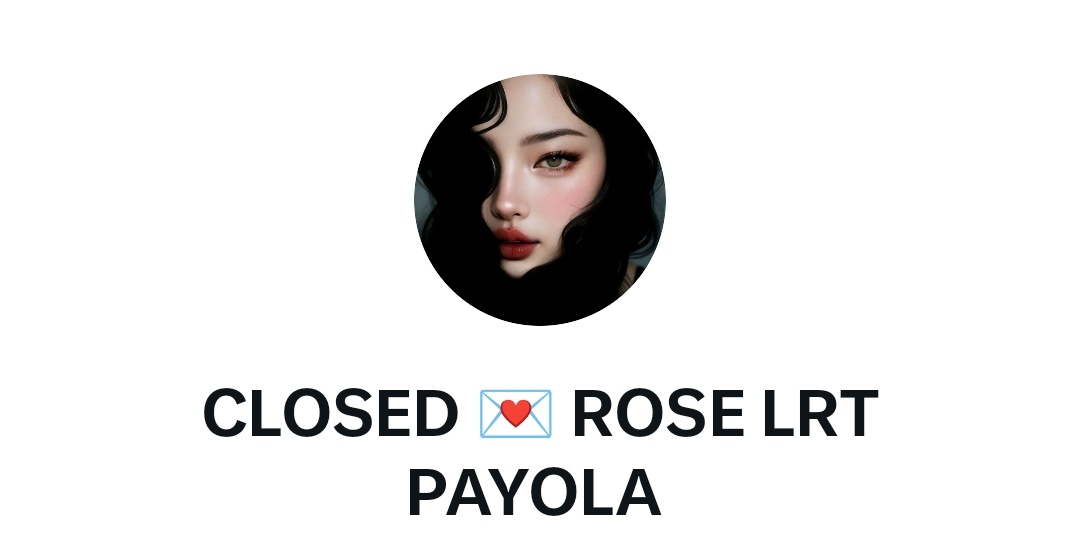 ROSE LRT PAYOLA 𓍯 tweet media