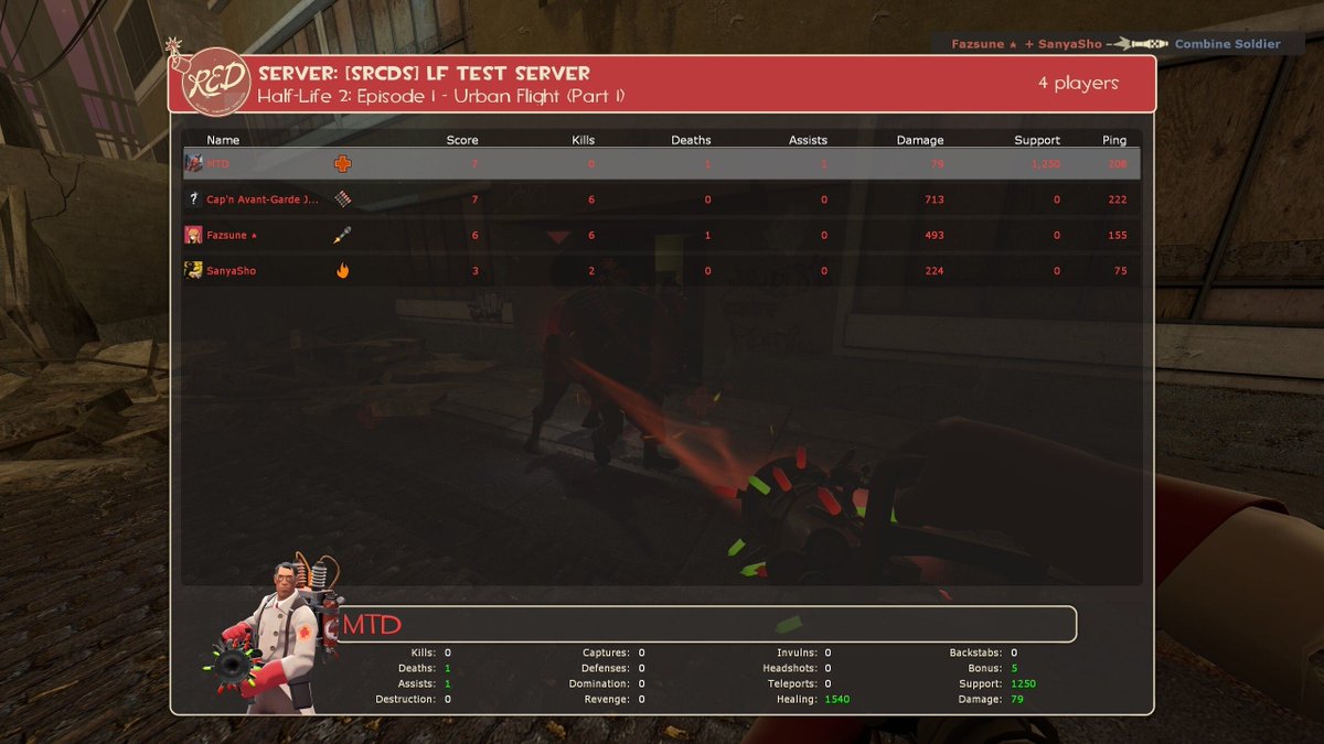 LambdaGen's tweet photo. The Lambda Fortress mod comes back with their first devblog of 2026!

In their latest video, they showcase a new loading screen, fresh scoreboard, a ping system, and NPC changes like dynamic HP and mini boss bar!

There are many other cool features which you can check out below! https://t.co/2yU0nwFHIj