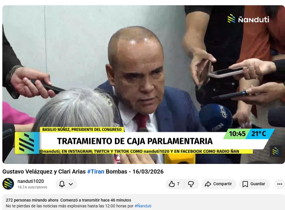 Streaming Paraguay tweet media
