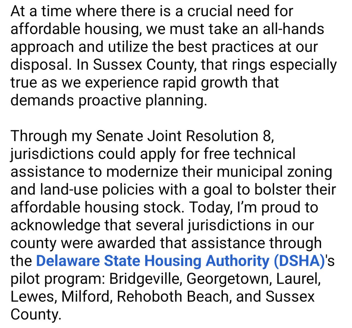 Sen. Russell Huxtable tweet media