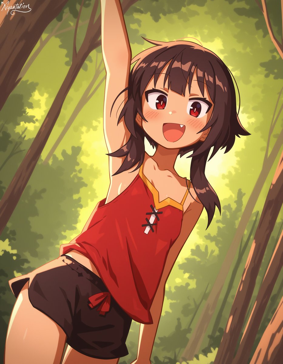 AI_Art_GM's tweet photo. This is going to be a very long post, with several threads. I will be talking about @Nyantation and why I believe dishonesty is harmful to various communities. Everything I claim in this post/thread will be backed by  evidence.

Before I start going into details I want to say a couple of things. 

I am not making this post to attack Nyantation, even if it will be an indirect result. My goal is to inform people about AI art, what to look for and tells you can see as an actual human. Not the kind of tells an AI tool use that says "too perfect" or "too symmetrical". I believe that the gap in understanding when it comes to AI art is the biggest reason for why accounts like this can survive on claims that they are an artist, be it an incomplete one.

I do NOT wish any harm on Nyantation in any way. If there is fallout from this, then it comes from their past behavior. I however, believe that if they are willing to change and be completely honest going forward, obviously everything would be fine. 

Discussions can easily get heated and I welcome it wholeheartedly, but please try to stay civil. I will be making accusations, but they will be backed by evidence. If you want to throw accusations back at me, please do the same. 

Even if you don't want to believe me, the only reason I am making this post is because I believe it is the right thing to do. I will not gain anything from this, except possibly a lot of angry people, as Nyantation is much larger than me and community focused.

I will also address this right away as I know it will be the most common defense for Nyantation by far. "They have clearly mentioned AI in their Bio". Yes this is factually true. Their bio does mention AI. They do however not mention AI anywhere else in any of their posts. They are actively hiding replies that mention AI and having a watermark exists to give them a look of legitimacy. It is this deception that I have issues with. People would rather assume that someone can be trusted than to assume lies. I think trust is beautiful and lies like this erodes trust a lot.