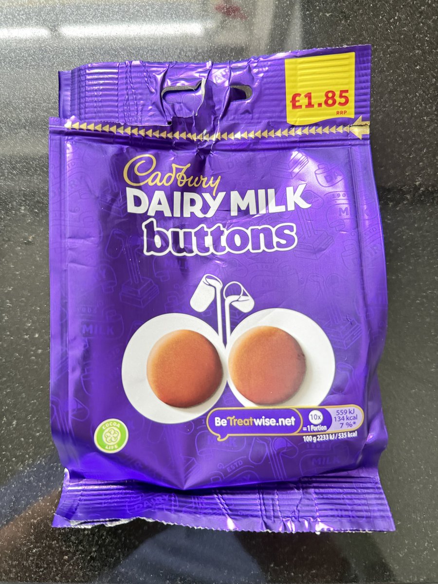 Is it just me or are chocolate buttons overpriced #cadbury #chocolate