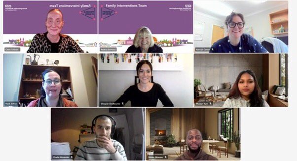 Familywork123's tweet photo. @NottsHealthcare @Familywork123 are ready for day 1 of the March 2026 5-day Family Interventions training.
Photo of January 2026 group celebrating completion of the program. @trevorclower @mmckenz11 @meridenfamilyprogram @CarersTrust @CarersUK https://t.co/cS8F7AAT19