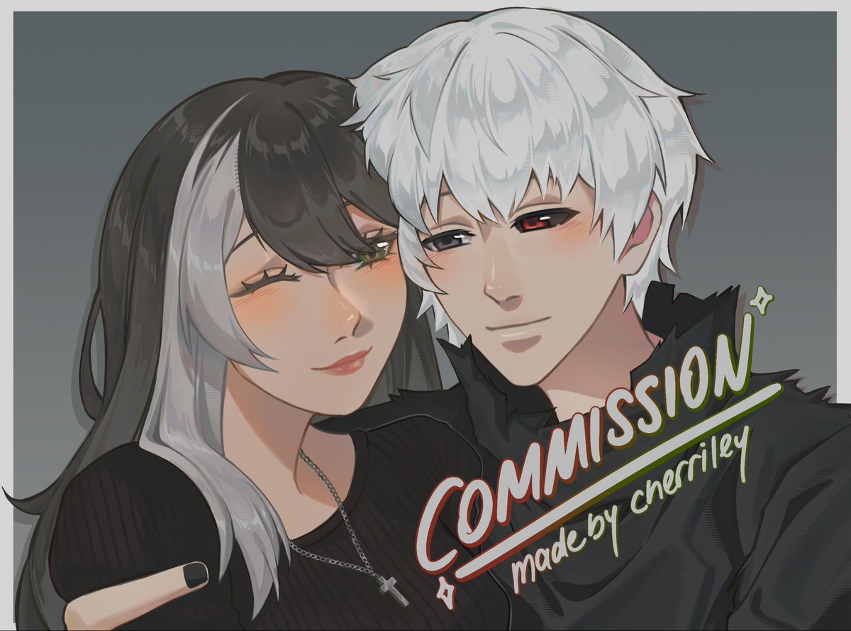 cherrileyy's tweet photo. YCH Couple Commission for @/Allyyy_cattt and @/gumijutsu on Vgen!!
Thank you for commissioning me!! 💛🤍
#VGenComm https://t.co/R81LnHntbO
