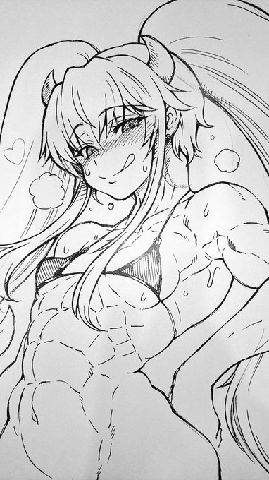 昨日のお夜勤に大急ぎで描いてサークルカットに使ったつよグリ いちおう色紙かカラーイラストで出品しましょかね くぴゃい〜