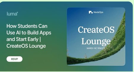 IdrisShamoo's tweet photo. Students don’t need years of coding anymore. With AI, you can start building real apps today.
Join the CreateOS to learn how students can create projects for placements and even start early entrepreneurship.
Register: https://t.co/hn9jBrkZyS
#CreateOS #StudentBuilders #BuildItNow https://t.co/Mv5MS3i5Os