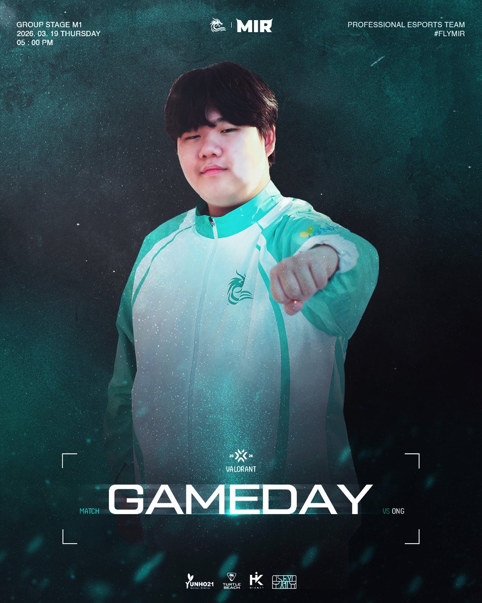 mirgg_kr's tweet image. 𝗠𝗔𝗧𝗖𝗛 𝗗𝗔𝗬: 𝗚𝗥𝗢𝗨𝗣 𝗦𝗧𝗔𝗚𝗘

🏆 2026 VALORANT Challengers KR Stage 1
⚔️ vs ONG
⏰ 5:00PM KST
🔗 youtube.com/@ValorantEspor…

승리를 향한 발걸음을 멈추지 않겠습니다.

#flymir🌊 #VCT #VCT_CK