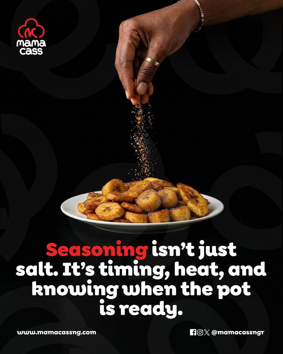 MamaCassng_'s tweet image. One of the secrets of good cooking is patience.
Seasoning in stages allows flavours to develop naturally, creating depth instead of just intensity.

It’s a small detail, but it’s often what separates a good dish from one people remember.

#CookingTechnique #FoodCraft #mamacass