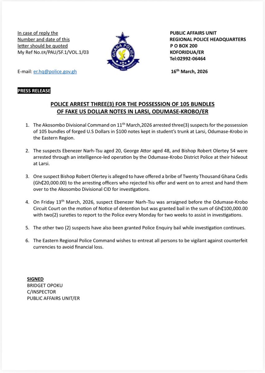 Ghana Police Service tweet media