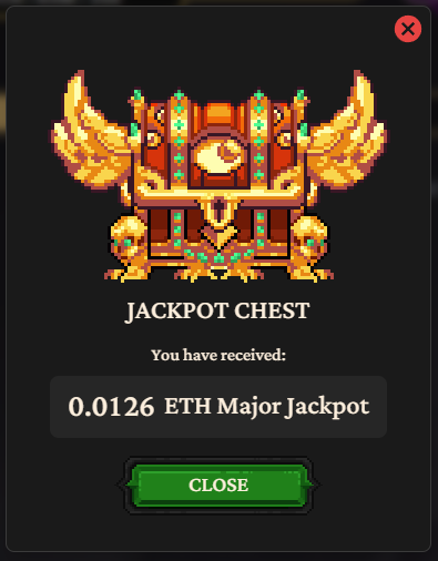 Finally... after so many games, I got my first jackpot (of many more 🙏)

Thanks <a href="/TollanUniverse/">Tollan Universe</a> so much fun on this

I'm still newbie af, I can't get past wave 15 yet, but I will 🫡

<a href="/AbstractChain/">Abstract</a>