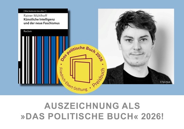 UraniaBerlin's tweet photo. Letzten Juli war die #Podiumsdiskussion zur Premiere bei uns @ #UraniaBerlin — dieses Jahr erhält “Künstliche Intelligenz und der neue Faschismus” die Auszeichnung als “Das politische Buch” von der Friedrich-Ebert-Stiftung (@FESonline)!

Glückwunsch an Rainer Mühlhoff &amp; Reclam! https://t.co/3YjBnes7hM