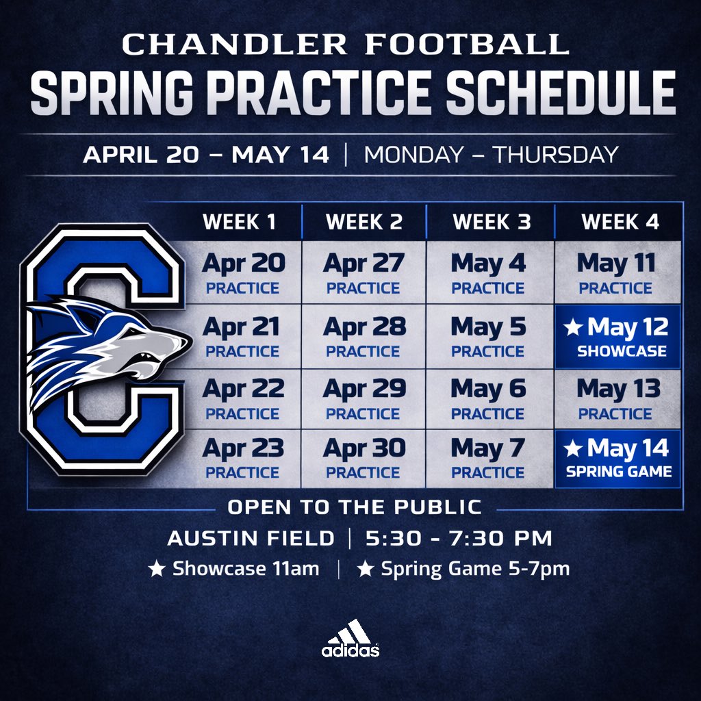 Chandler High Football tweet media