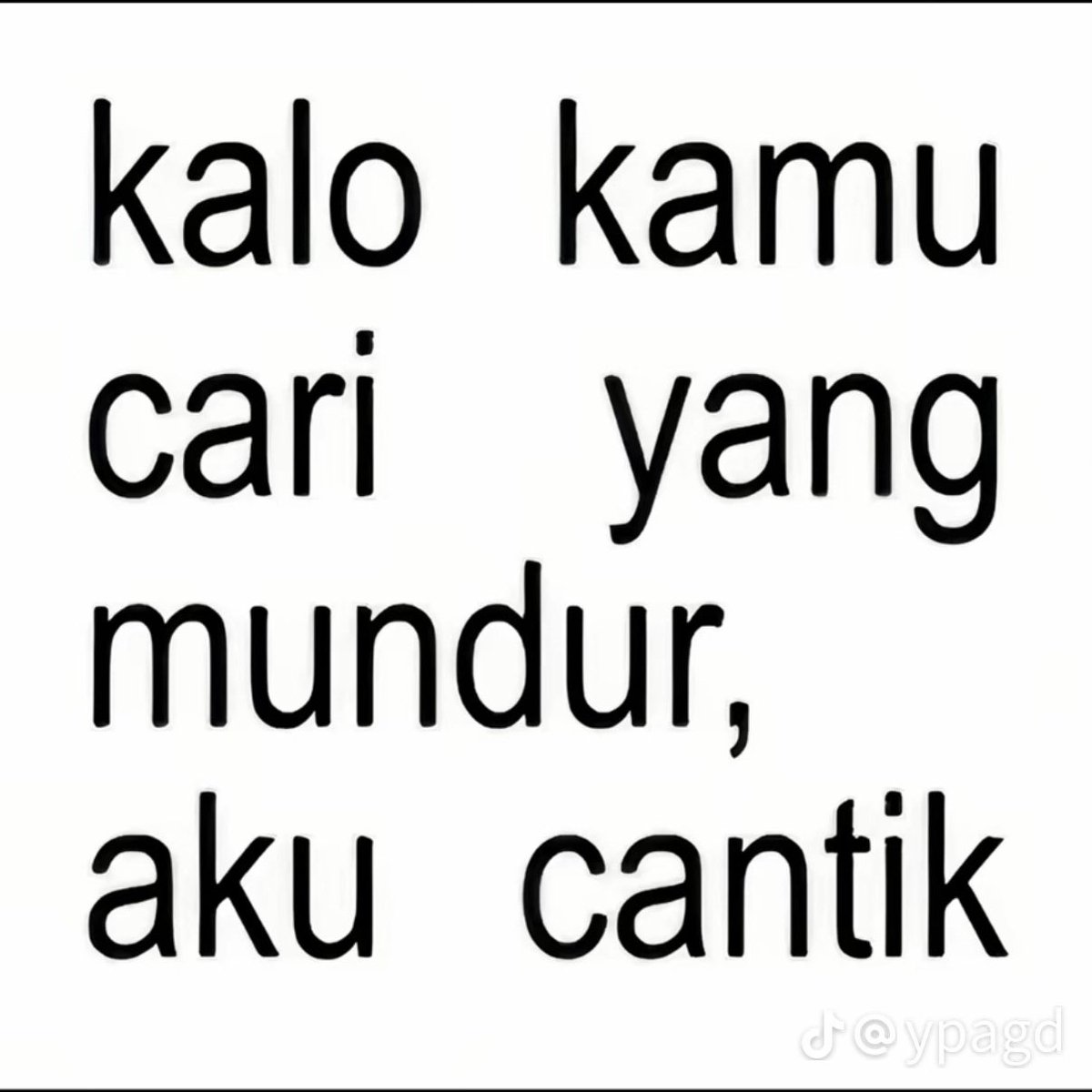 gapeuI's tweet photo. Jadi kamu mau aku mundur apa jadi cantik aja? https://t.co/LSlCG1FnLB