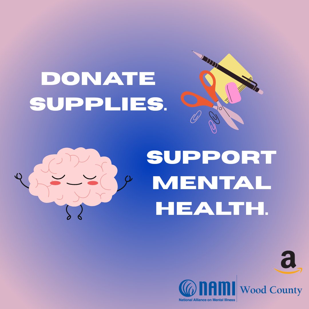 We’re excited to share our Amazon Wish List, featuring office and program supplies that support the work we do at NAMI Wood County.

If you’re interested in exploring a simple way to contribute, we invite you to check it out: amazon.com/hz/wishlist/ls…