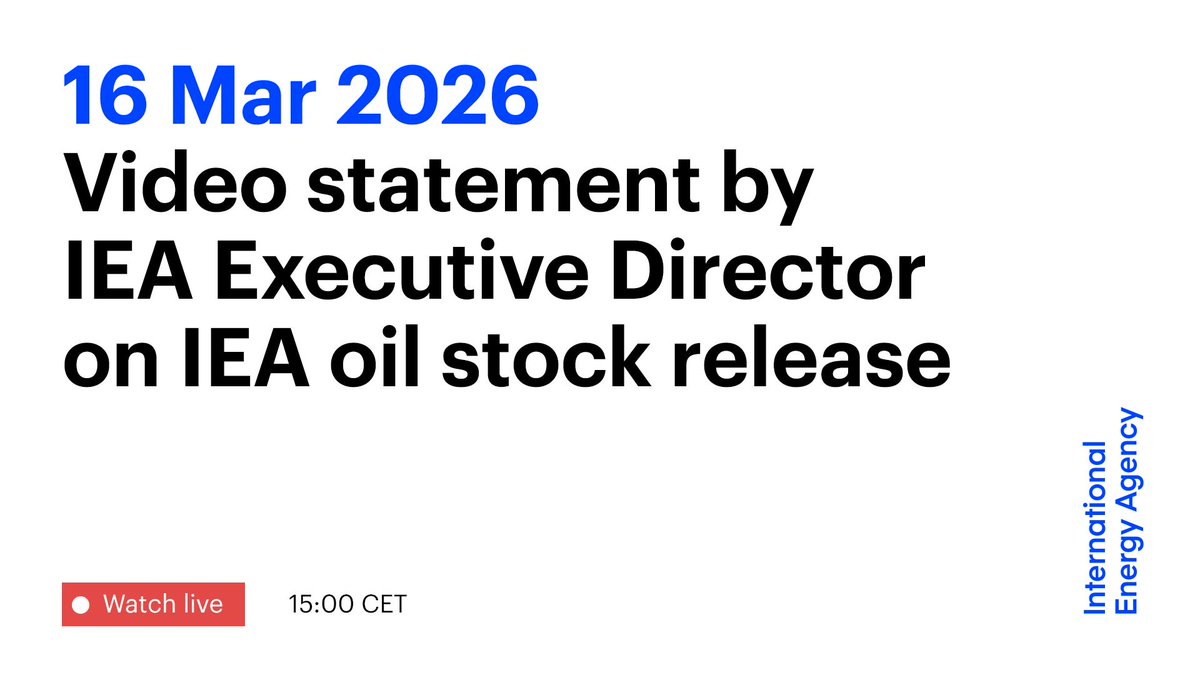 International Energy Agency tweet media