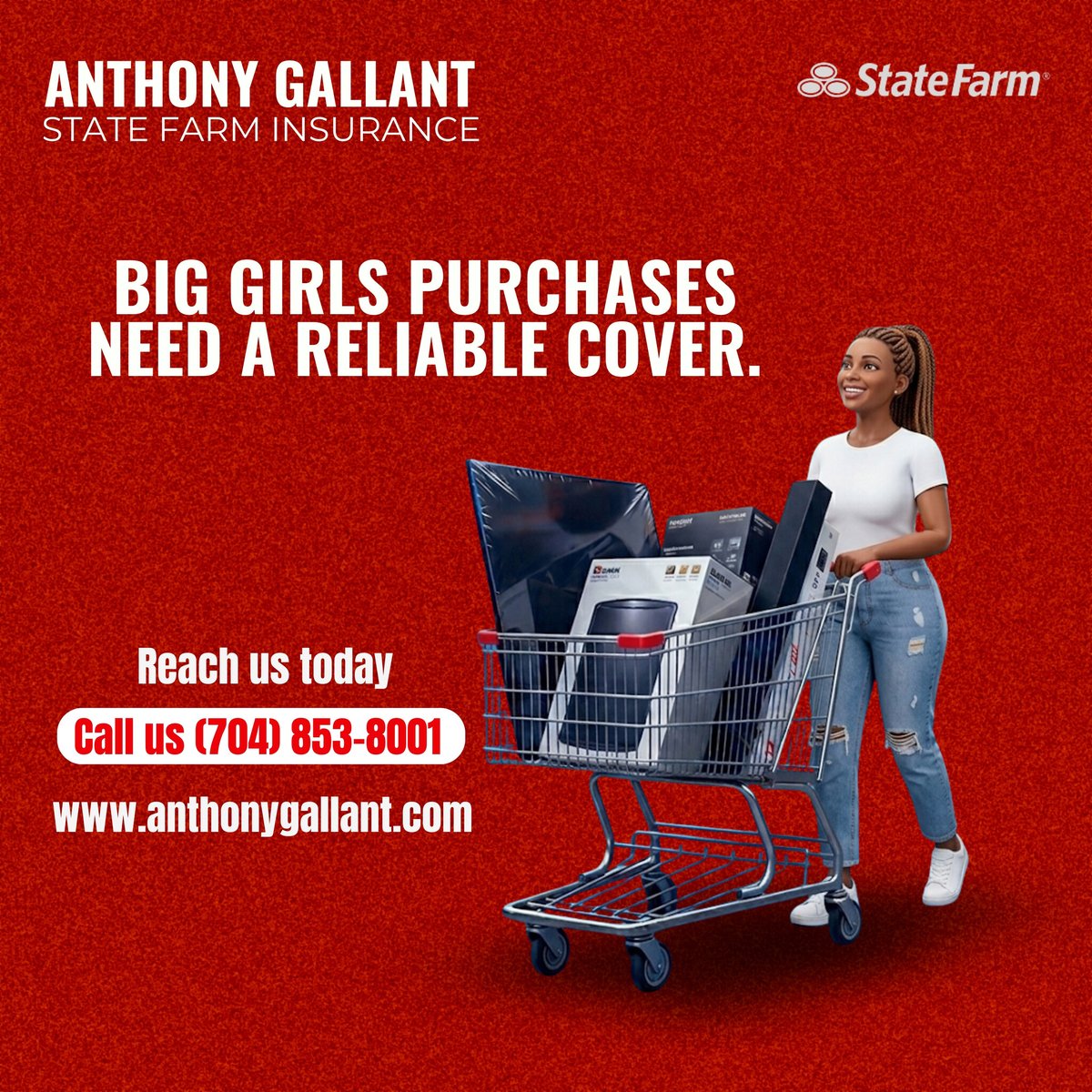 agentgallantsf's tweet image. If a burst pipe or a fire ruins your high-end fridge, that new TV, or your smart home tech, the cost to replace it falls on you. Anthony Gallant Insurance Agency can help you find a plan.

Contact Us: (704) 853-8001

#AnthonyGallantInsuranceAgency #RentersInsurance #StateFarm