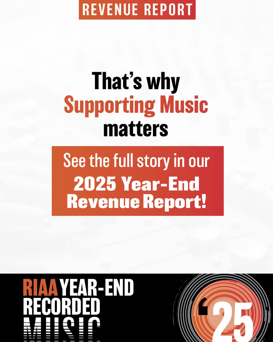 Recording Industry Association of America (RIAA) tweet media