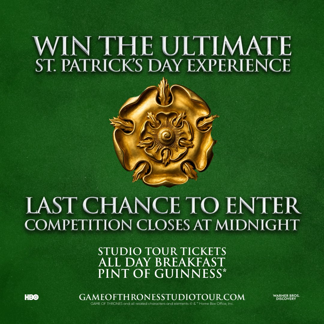 Game of Thrones Studio Tour tweet media