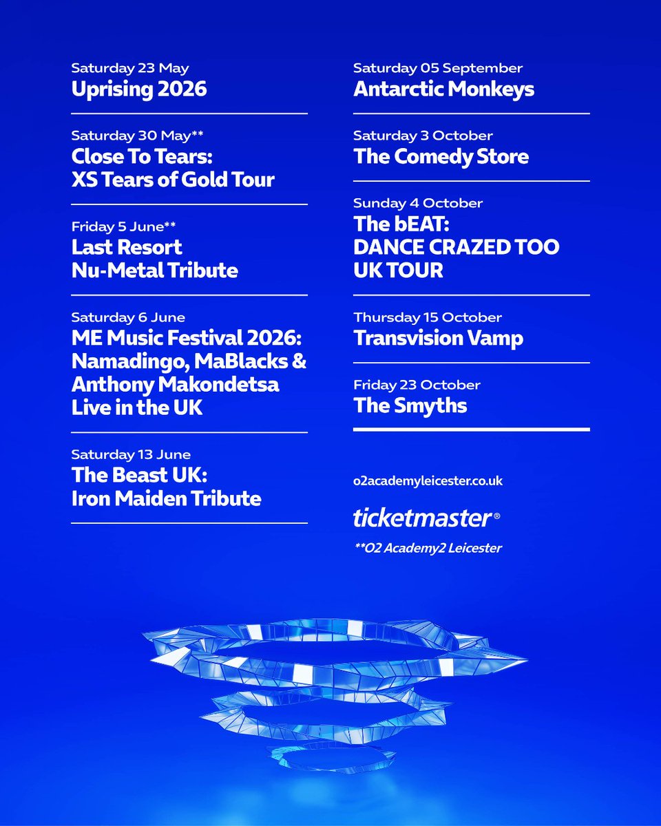 O2 Academy Leicester tweet media