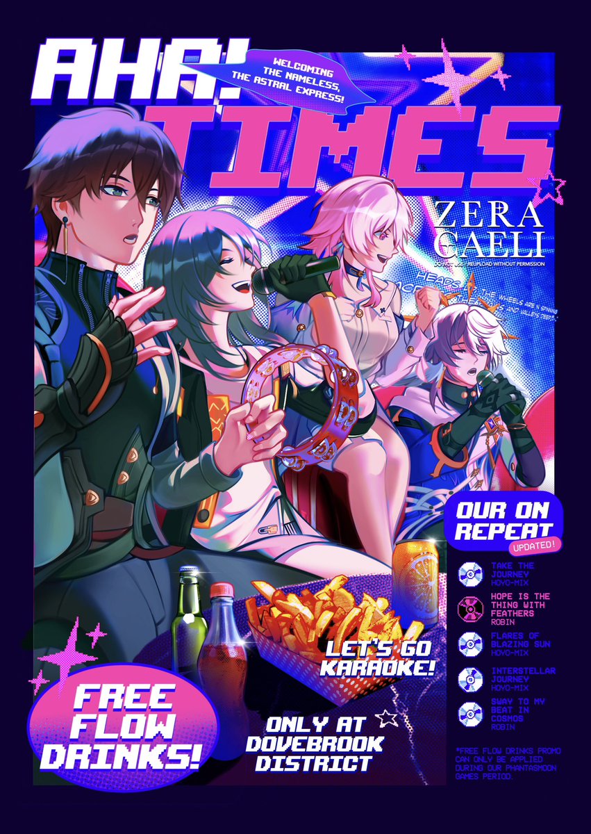 Let’s go Karaoke!🎙️🎵 #HonkaiStarRail #AstralExpress #崩坏星穹铁道