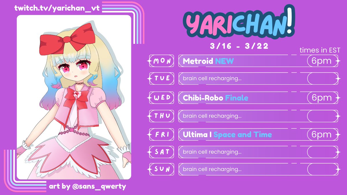 yarichan 🧠🧬 PREDEBUT retro vtuber ✝️ tweet media