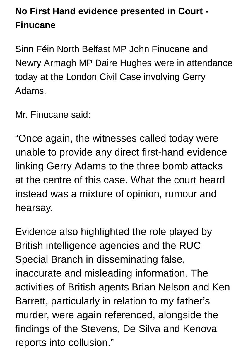 Gerry Adams tweet media