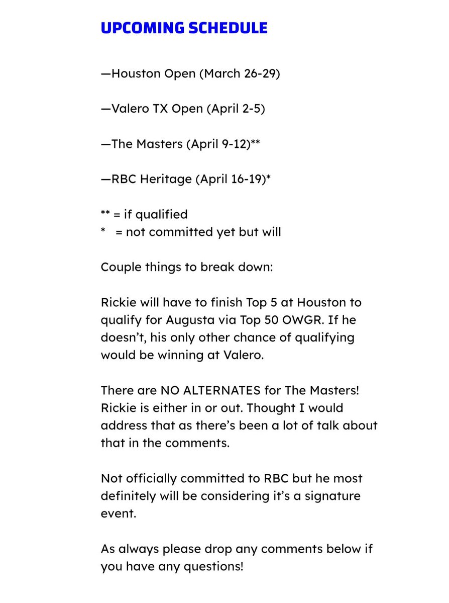 Rickie Fowler Tracker tweet media